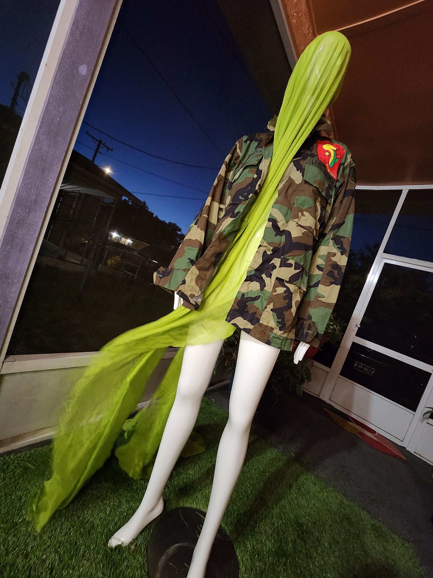 Rihanna For President 2024 Camo Jacket