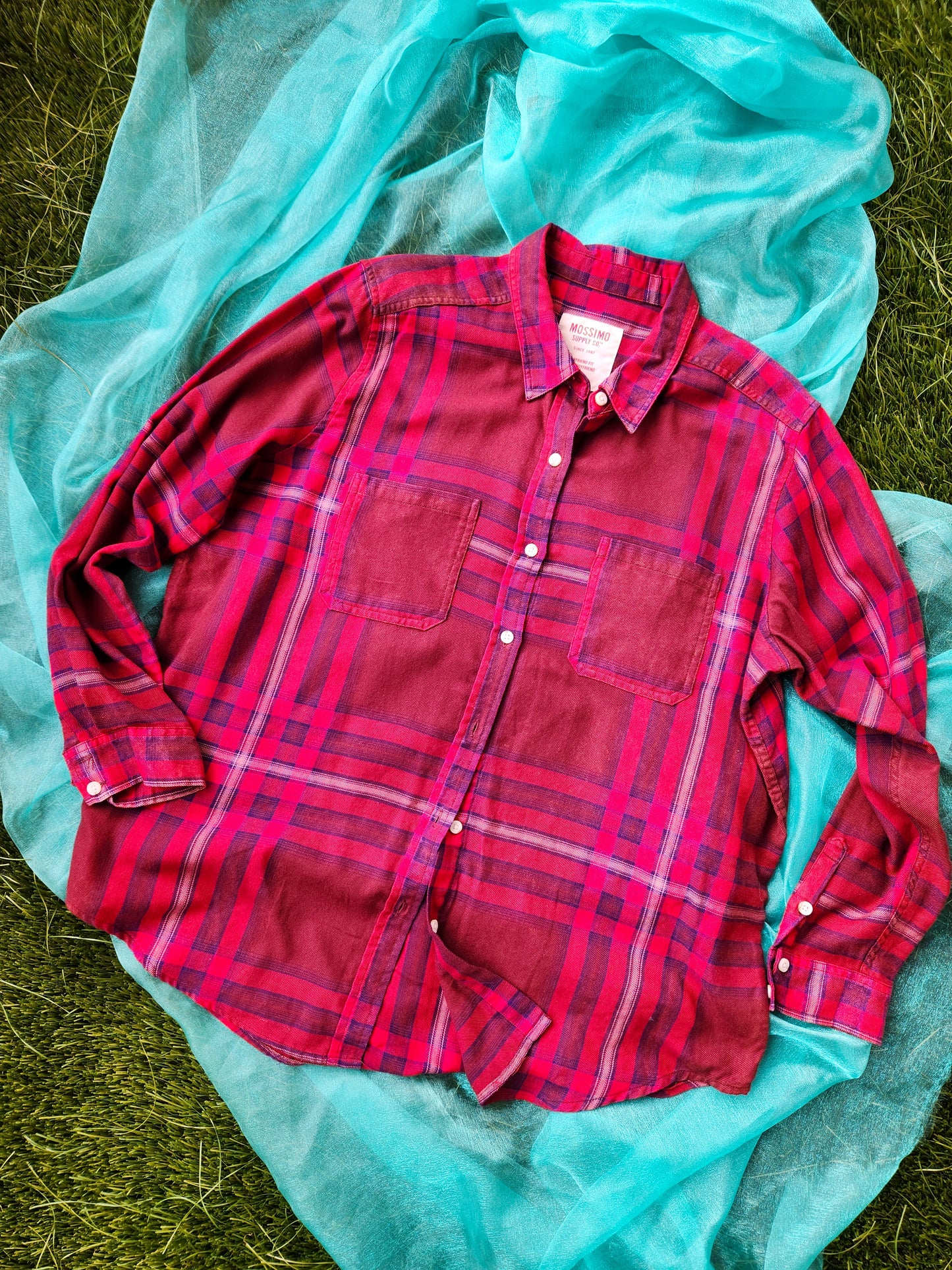 Galaxy Kitties Long Sleeve Button Up