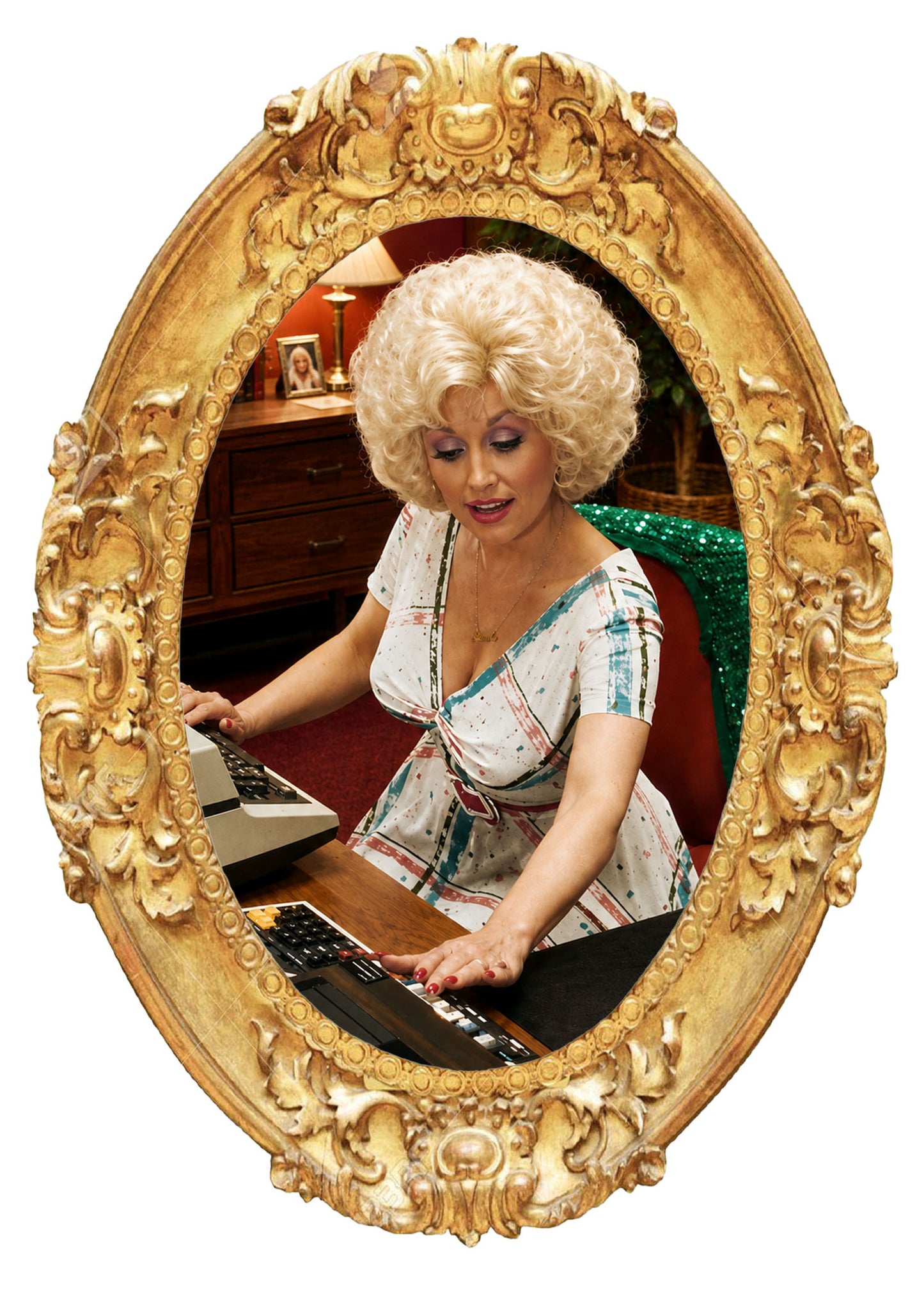 Dolly Does It All Candle