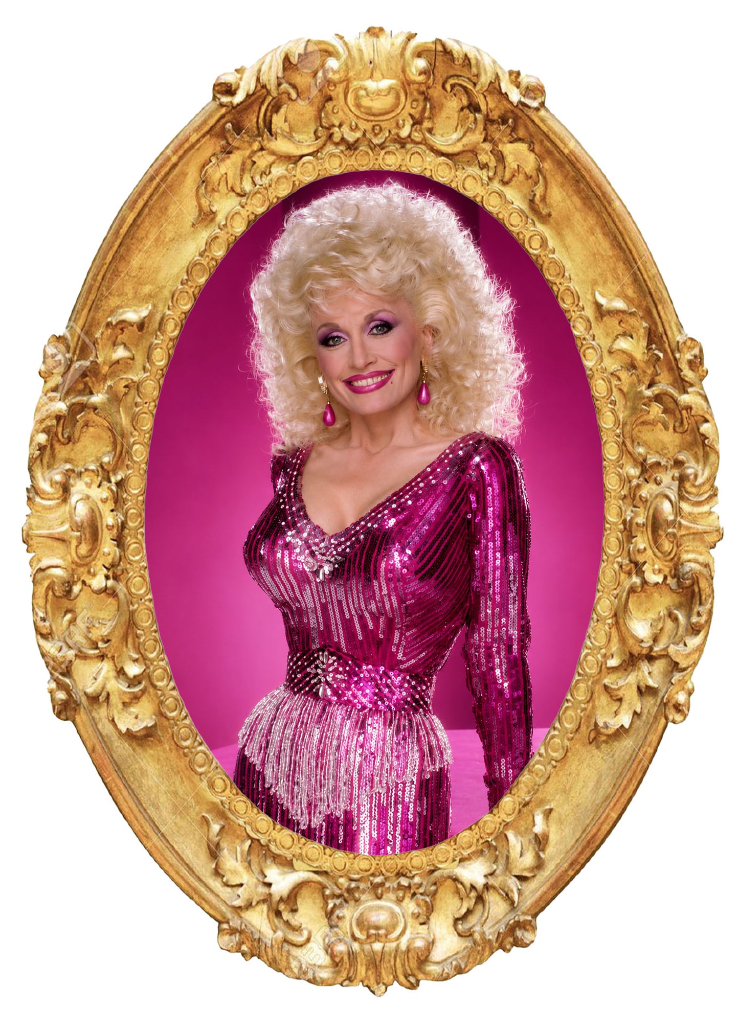 Dolly Fuschia Fantasy Candle
