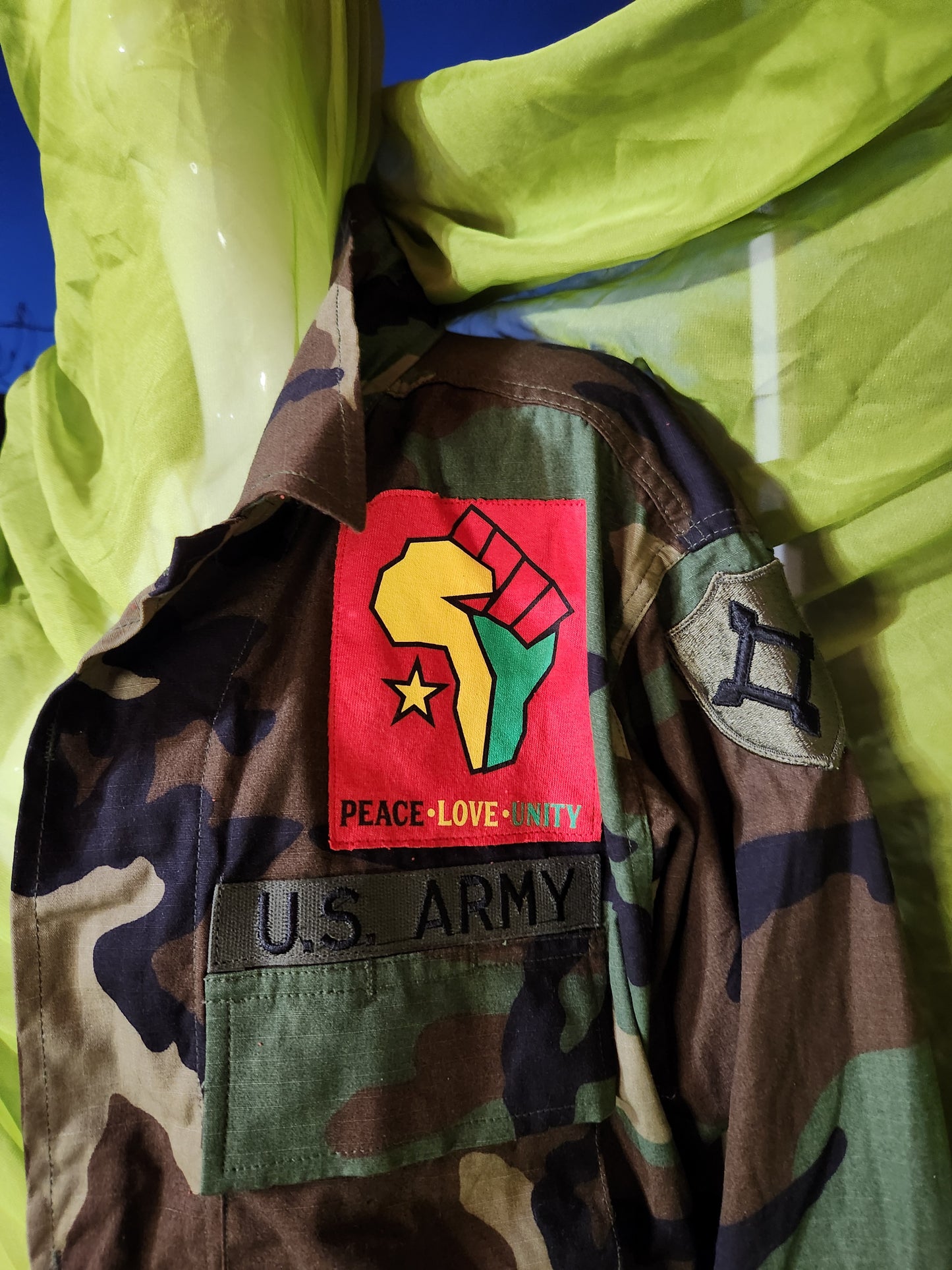 Rihanna For President 2024 Camo Jacket