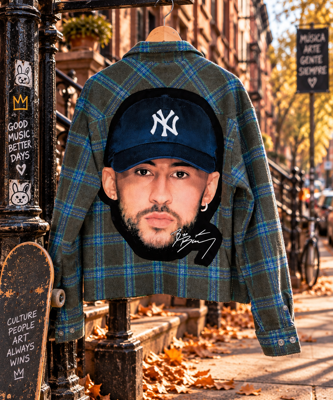 Benito in the City Button Up
