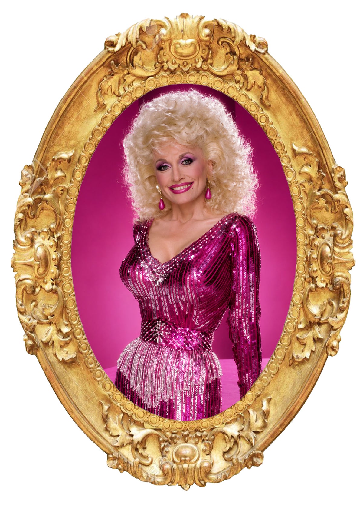 Dolly Fuschia Fantasy Candle