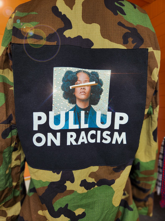 Rihanna For President 2024 Camo Jacket